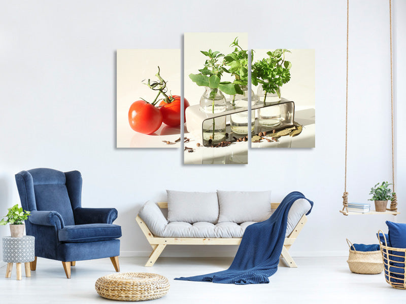 modern-4-piece-canvas-print-tomatoes-and-herbs