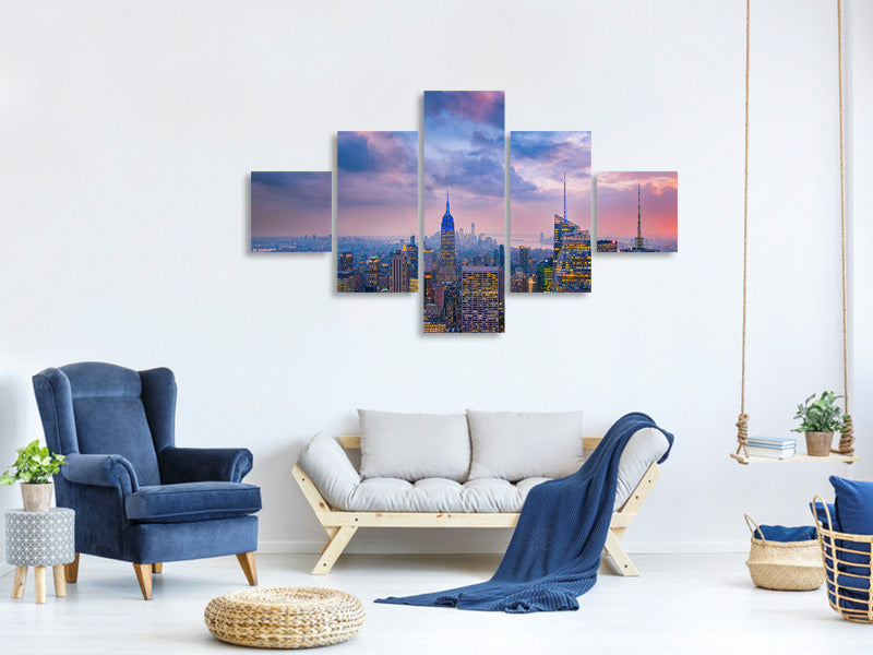 modern-4-piece-canvas-print-top-of-the-rock