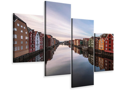 modern-3-piece-canvas-print-trondheim-norway