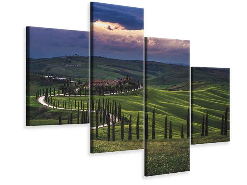 panoramic-3-piece-canvas-print-tuscany-crete-senesi
