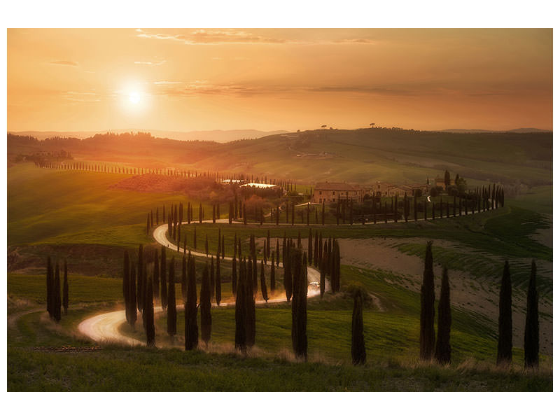 panoramic-3-piece-canvas-print-tuscany-evening