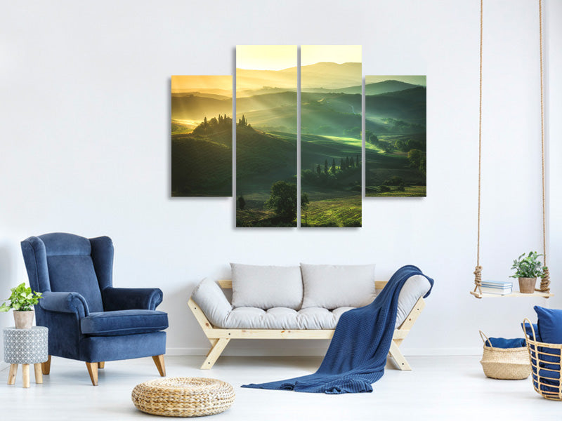 panoramic-3-piece-canvas-print-tuscany-val-dorcia-sunrise
