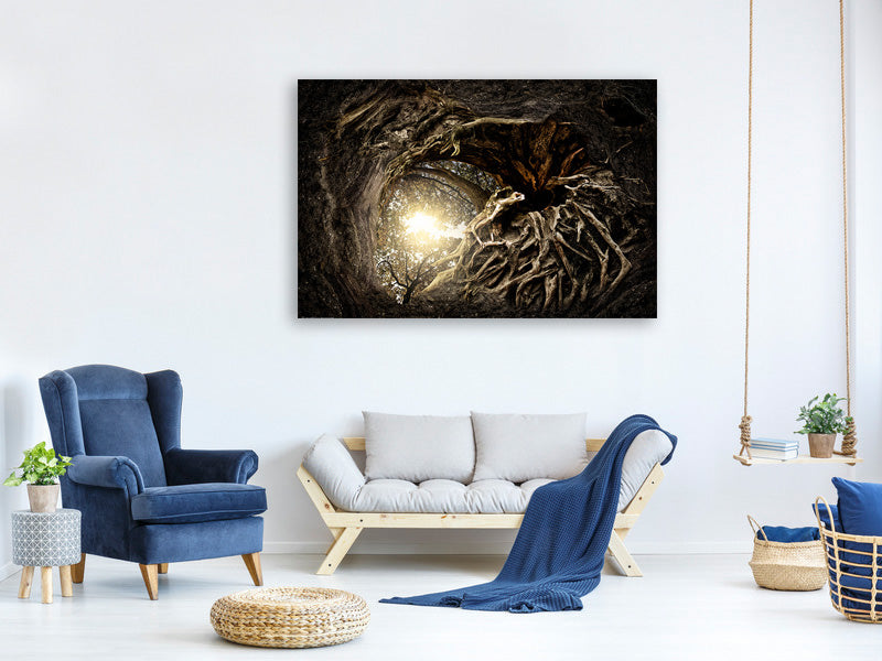 panoramic-3-piece-canvas-print-under-the-trees