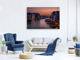 4-piece-canvas-print-venice-grand-canal-at-sunset