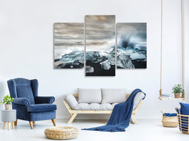 panoramic-3-piece-canvas-print-water-and-ice