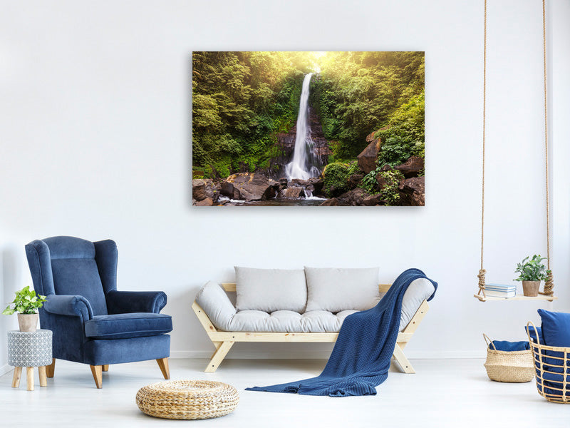 panoramic-canvas-print-waterfall-bali