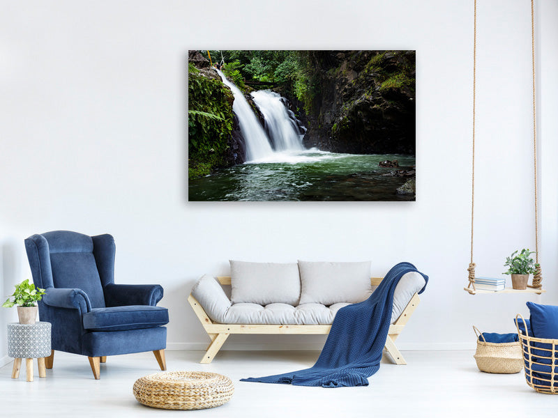 modern-3-piece-canvas-print-waterfall-in-the-evening-light