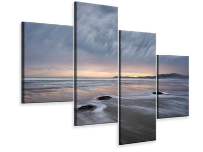 4-piece-canvas-print-windy-dawn-at-koekohe-beach