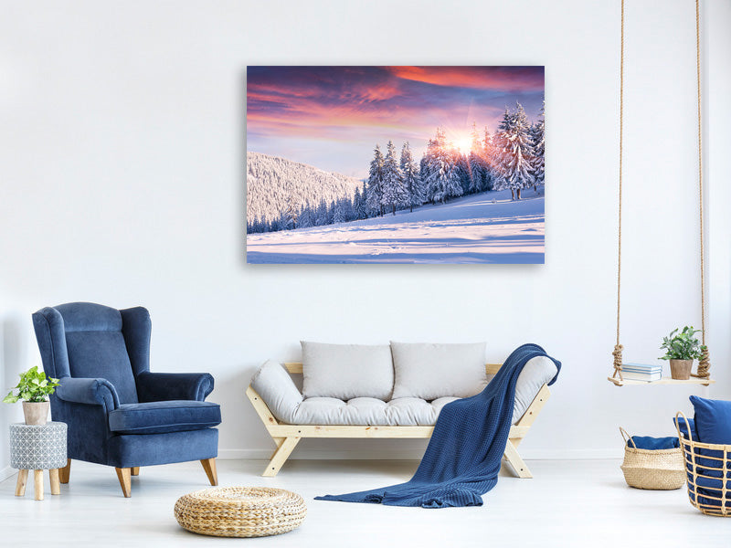 5-piece-canvas-print-winter-landscape