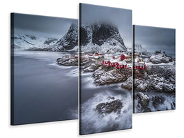 panoramic-3-piece-canvas-print-winter-lofoten-islands