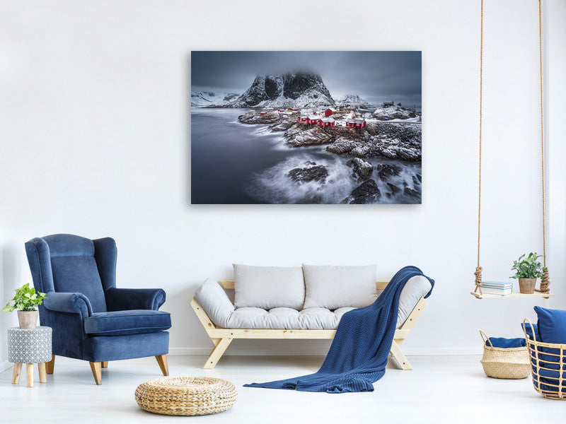 5-piece-canvas-print-winter-lofoten-islands