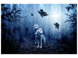 5-piece-canvas-print-wolf39s-couple