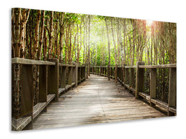 modern-4-piece-canvas-print-wooden-bridge