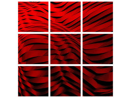 4-piece-canvas-print-woven-wave
