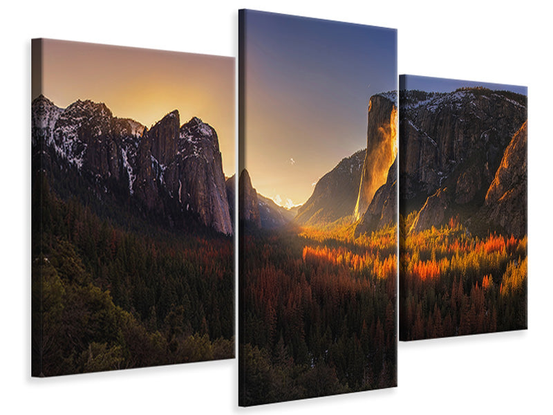 5-piece-canvas-print-yosemite-firefall