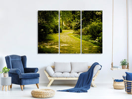3-piece-canvas-print-moss-covered-path