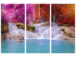 3-piece-canvas-print-paradisiacal-waterfall