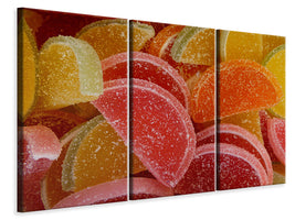 3-piece-canvas-print-sugared-fruit-gums