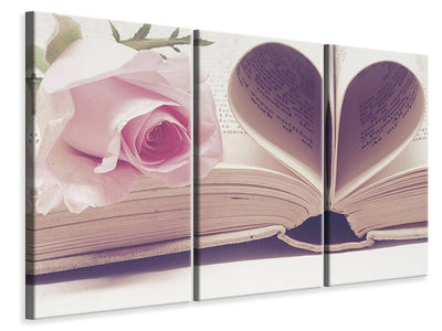 3-piece-canvas-print-the-book-of-love