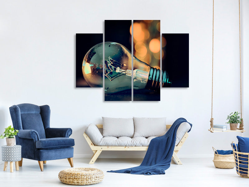 4-piece-canvas-print-a-lightbulb