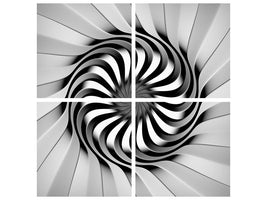 4-piece-canvas-print-abstract-spiral