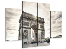 4-piece-canvas-print-arc-de-triomphe