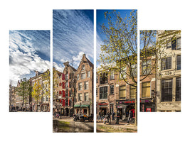 4-piece-canvas-print-at-the-canal