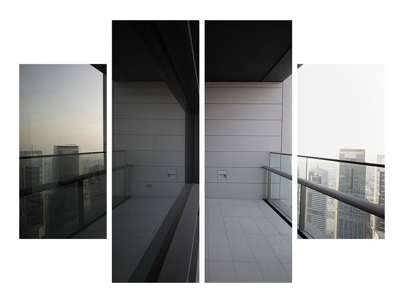 4-piece-canvas-print-balcony-in-dubai