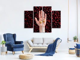 4-piece-canvas-print-cherry-picking