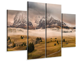 4-piece-canvas-print-dolomites-myths