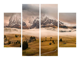 4-piece-canvas-print-dolomites-myths