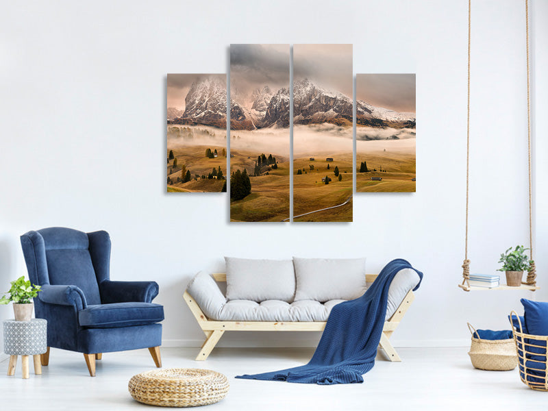 4-piece-canvas-print-dolomites-myths