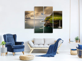 4-piece-canvas-print-gasadalur-and-mykines