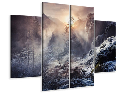 4-piece-canvas-print-jiuzhaigou-china
