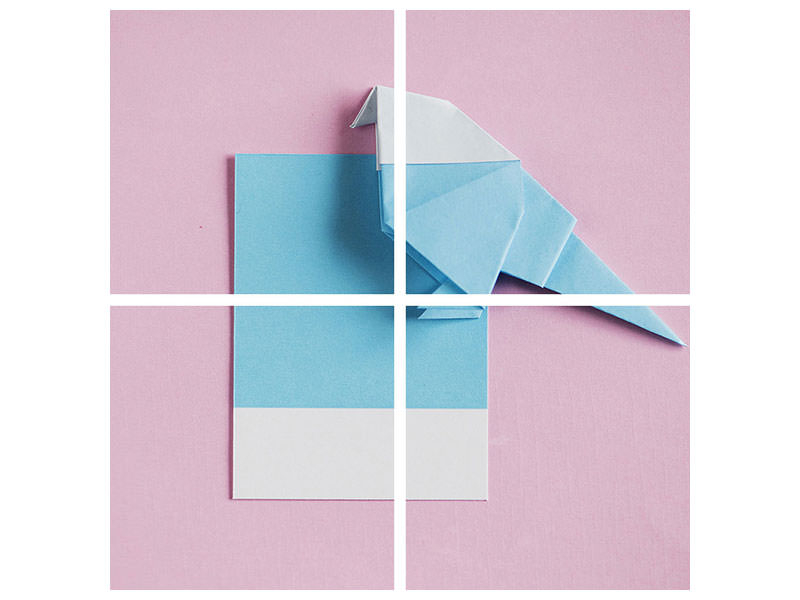 4-piece-canvas-print-origami-bird