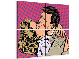 4-piece-canvas-print-pop-art-longing