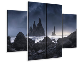 4-piece-canvas-print-reynisdrangar