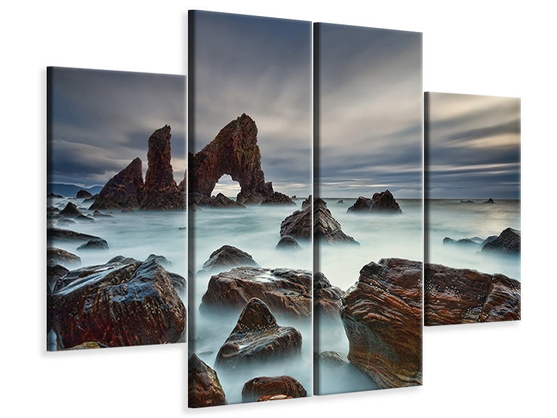 4-piece-canvas-print-sea-arch-at-crohy-head