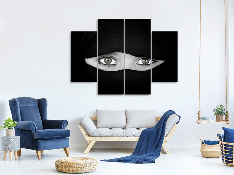 4-piece-canvas-print-the-language-of-the-eyes