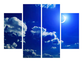 4-piece-canvas-print-the-moon