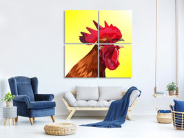 4-piece-canvas-print-the-rooster