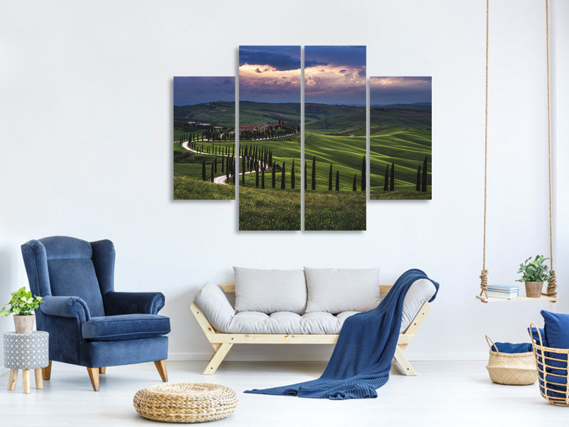 4-piece-canvas-print-tuscany-crete-senesi