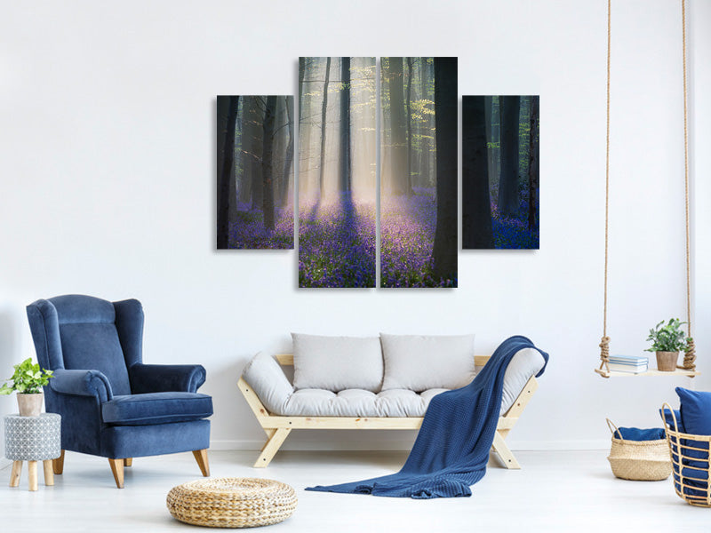 4-piece-canvas-print-velvet-light