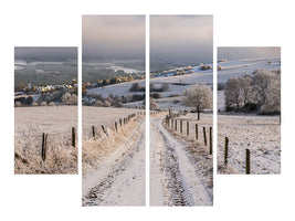 4-piece-canvas-print-winter-wonderland