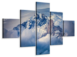 5-piece-canvas-print-annapurna-range