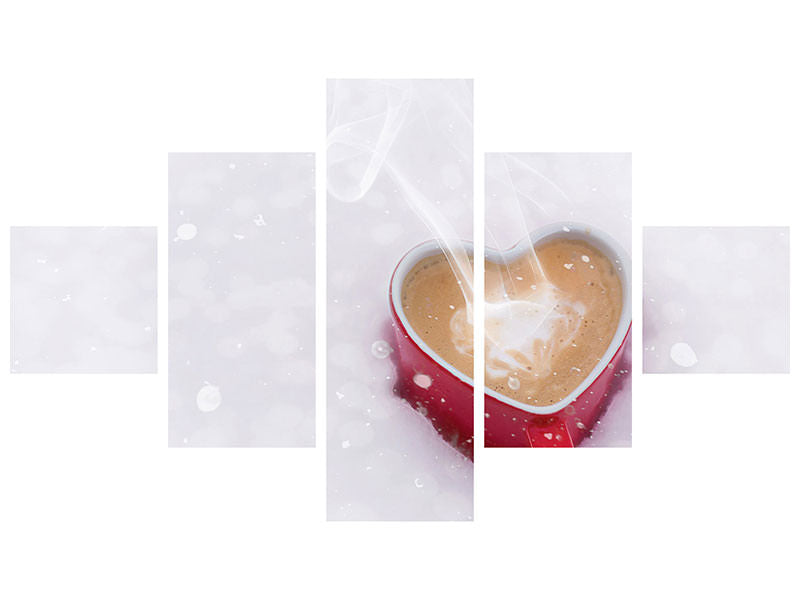 5-piece-canvas-print-coffee-and-love