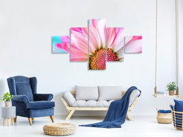 5-piece-canvas-print-colored-flower