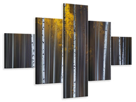 5-piece-canvas-print-curtain-of-fall