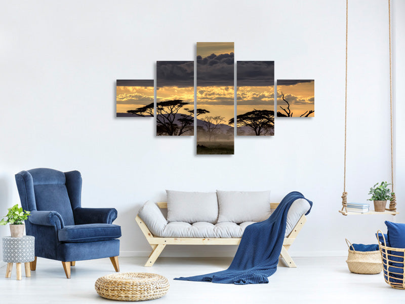 5-piece-canvas-print-good-evening-tanazania