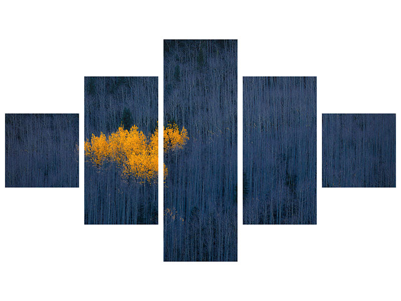 5-piece-canvas-print-heart-of-aspens